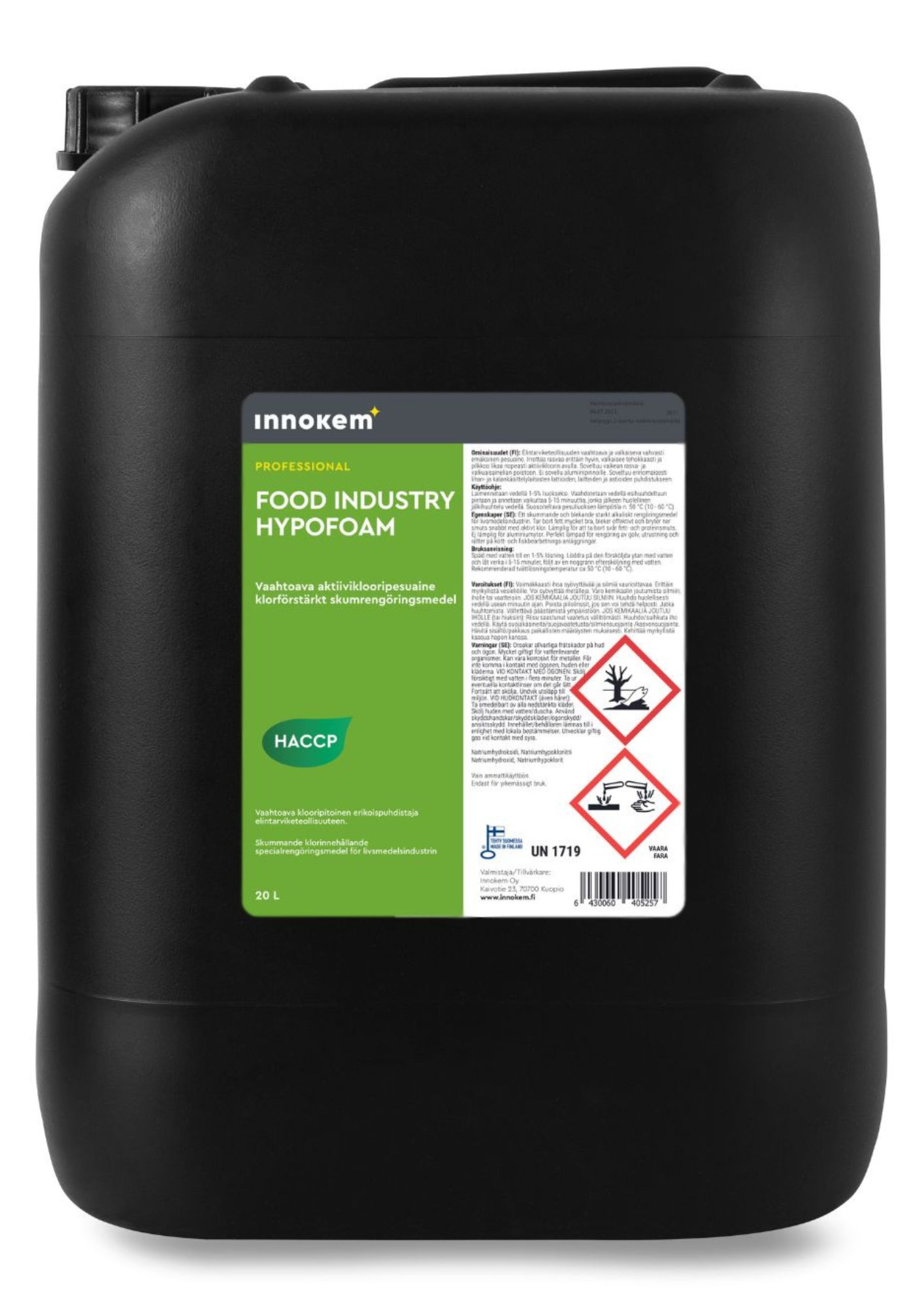 innokem fd hypofoam tehopesuaine 20l