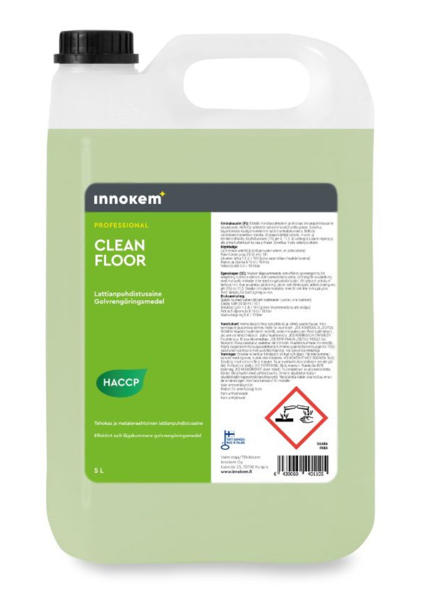 innokem floor lattianpuhdistusaine 5l