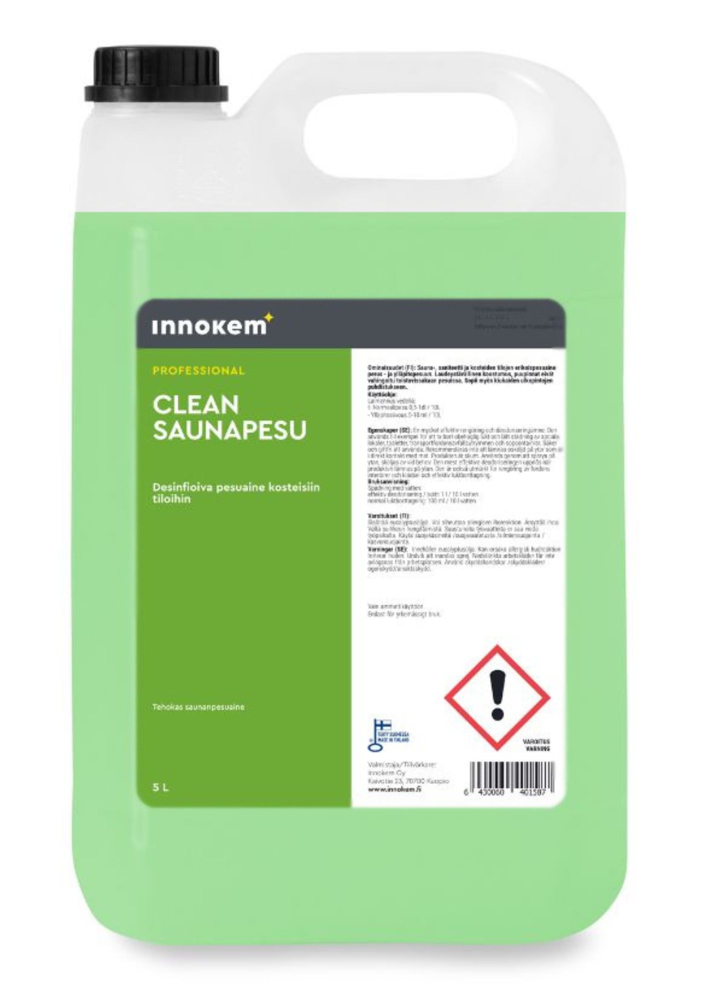 innokem saunapesu desifioiva pesuaine 5l