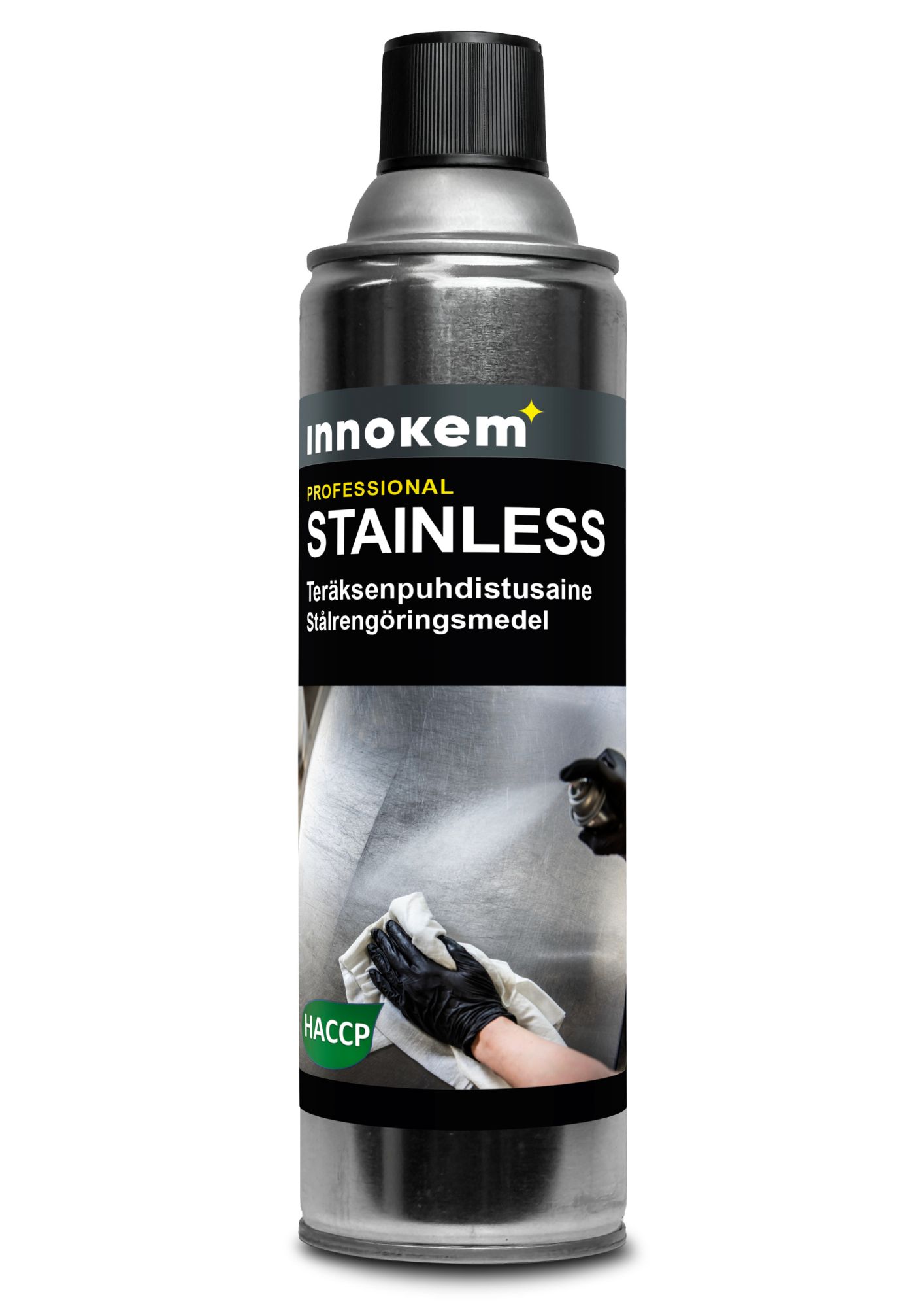 innokem stainless teräksenpuhdistusaine 500ml