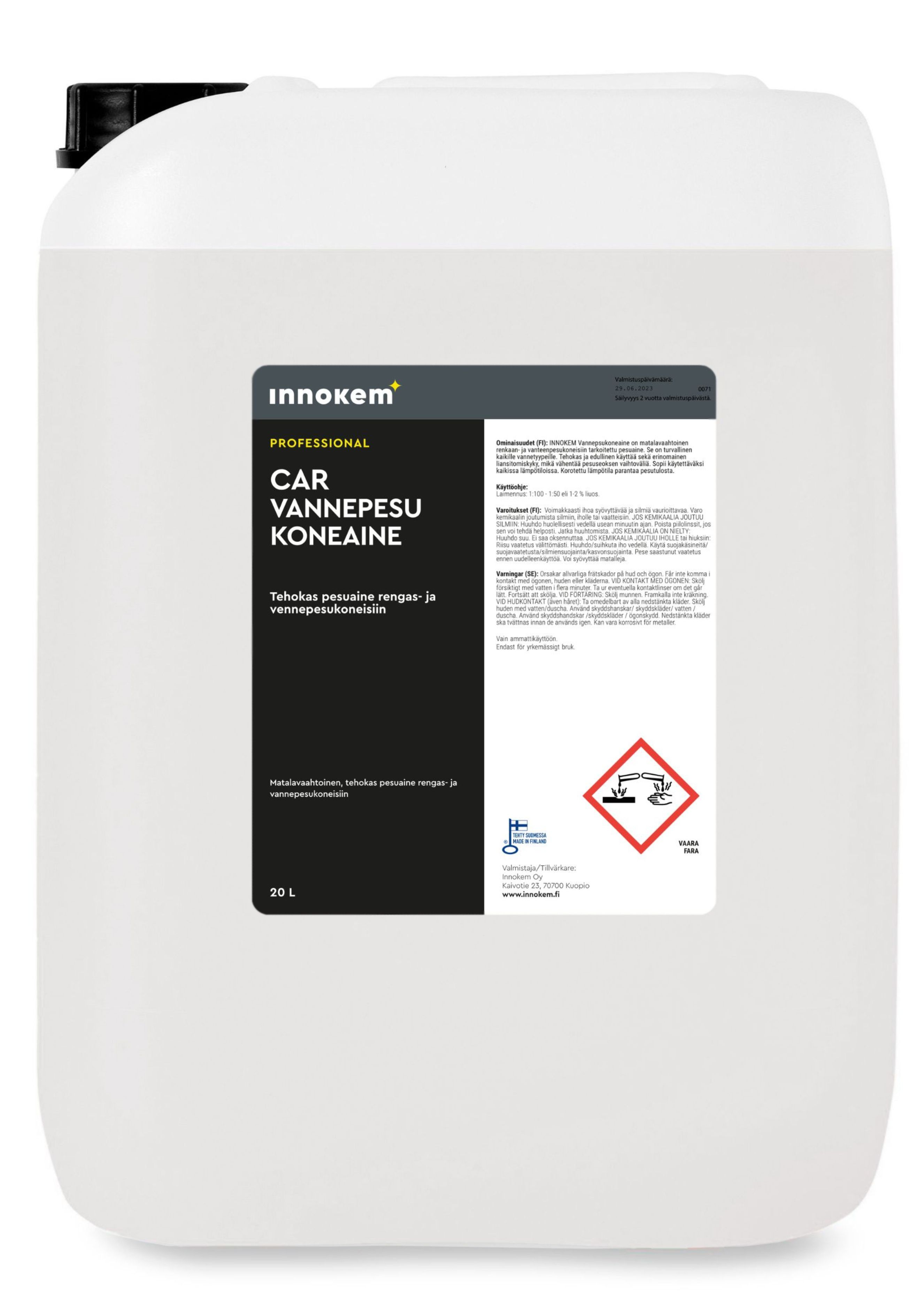 innokem vannepesukoneaine 20l