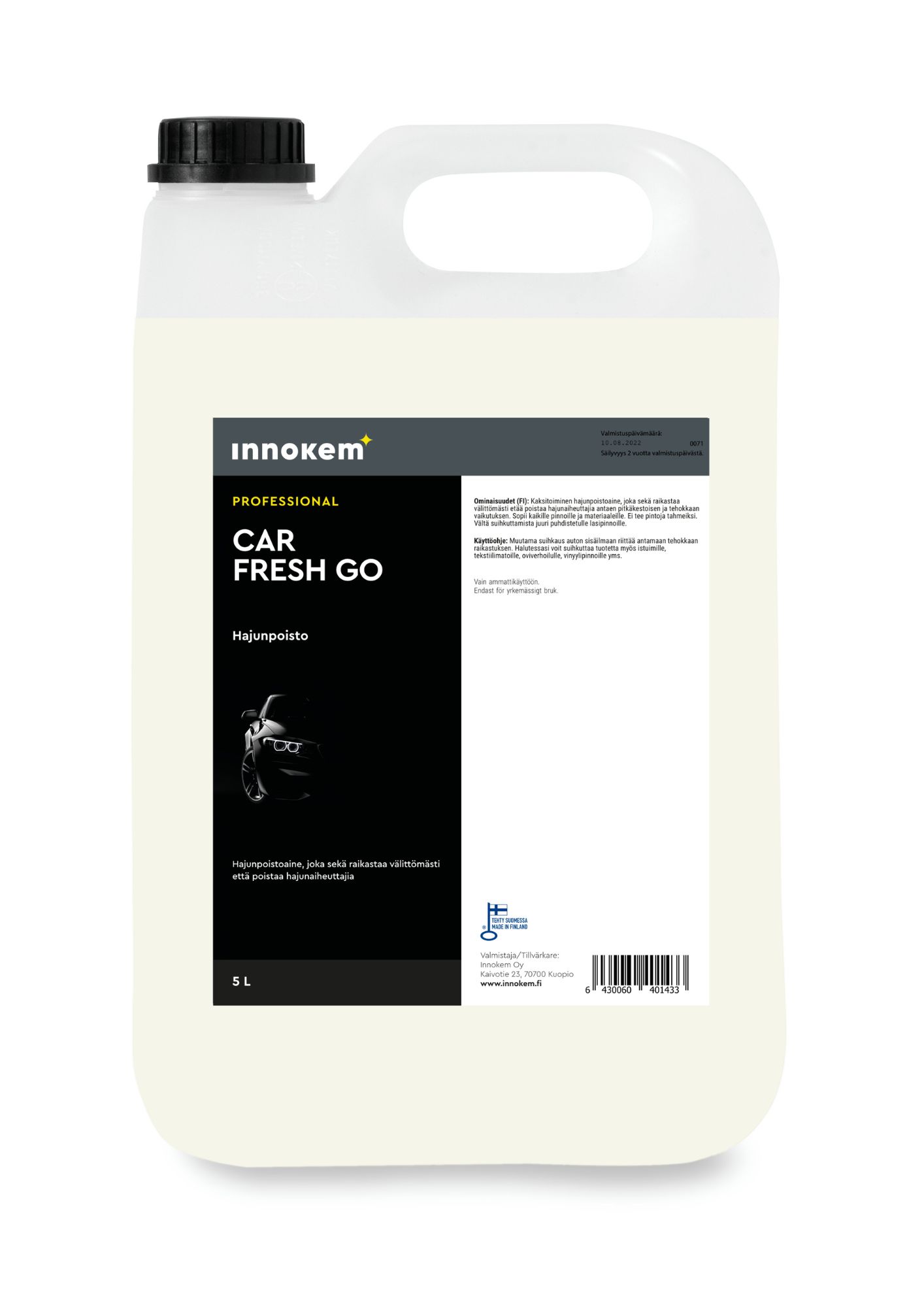 innokem fresh & go hajunpoisto 5l