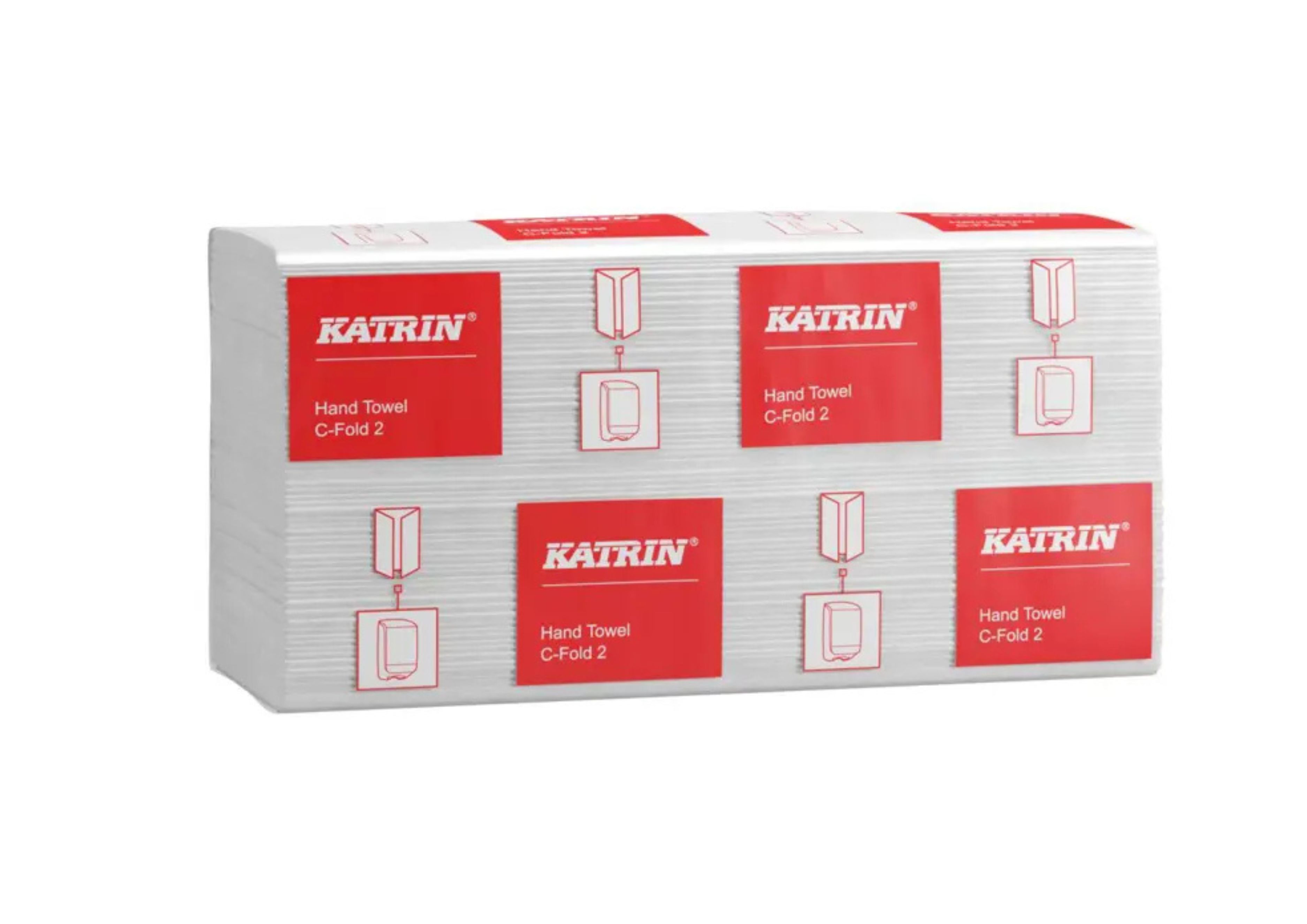 343367 katrin käsipyyhe c-taitto 2-krs, valkoinen