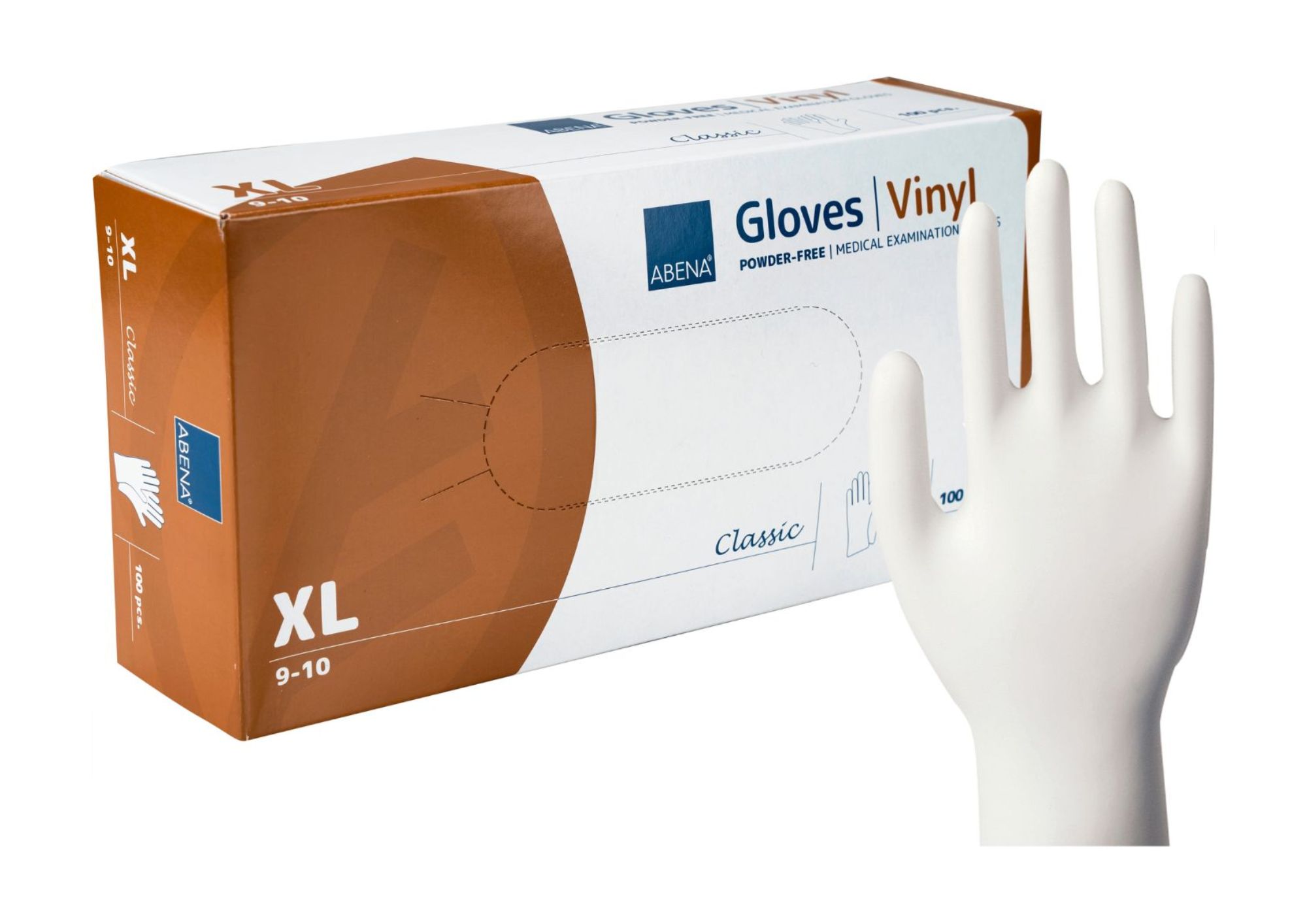 ABENA Vinyylikäsine, puuteriton XL