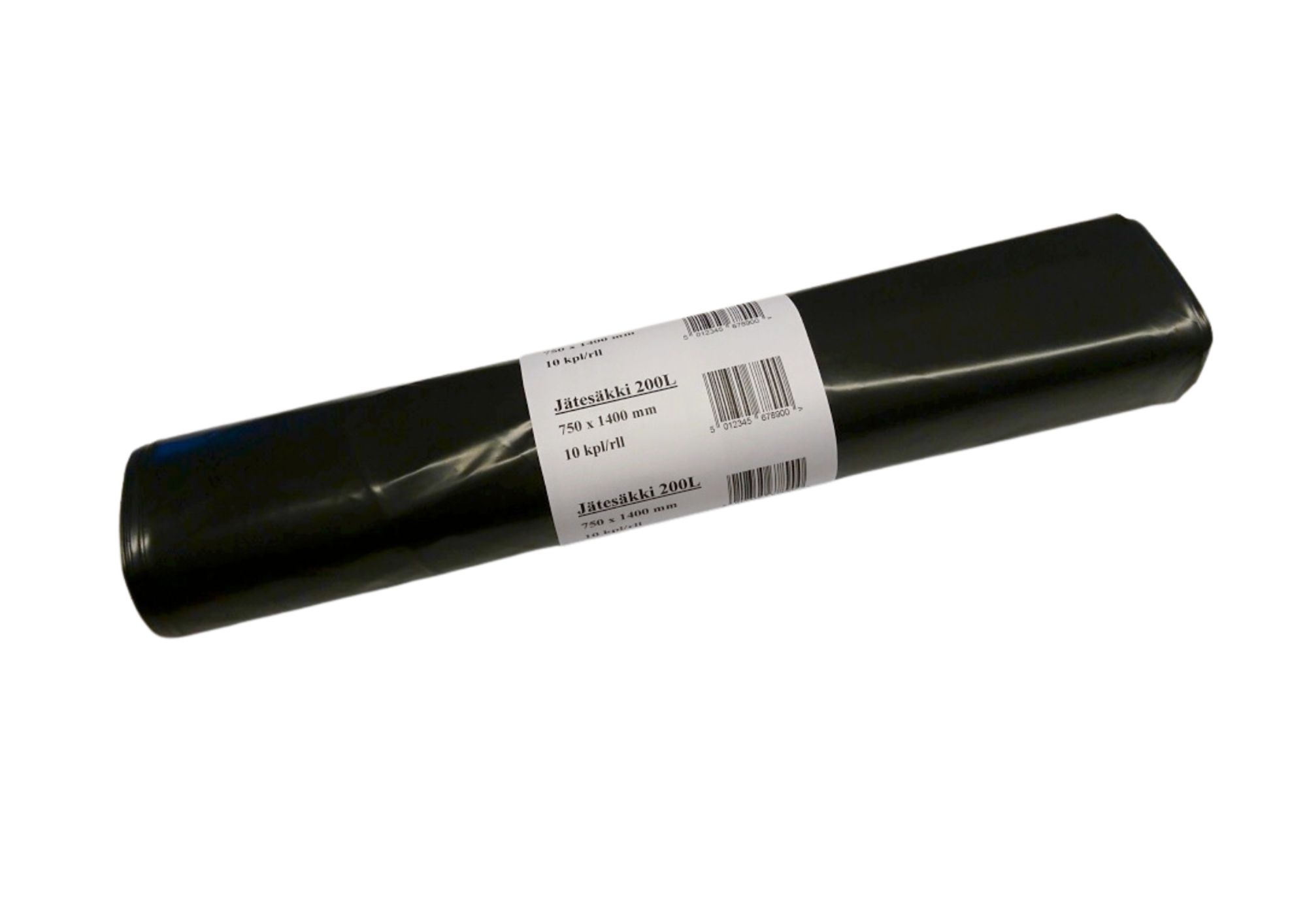 9226 Jätesäkki 200 L musta, 120kpl