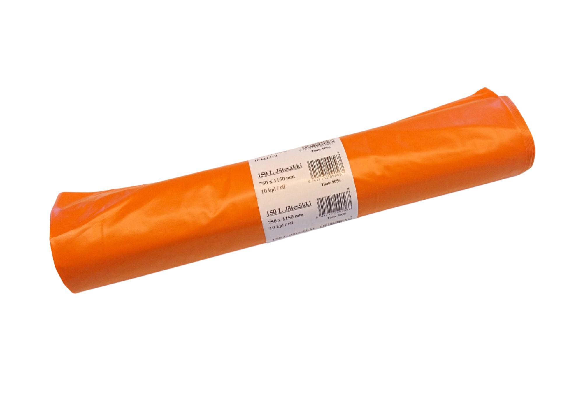 9056 Jätesäkki 150 L oranssi, 200kpl