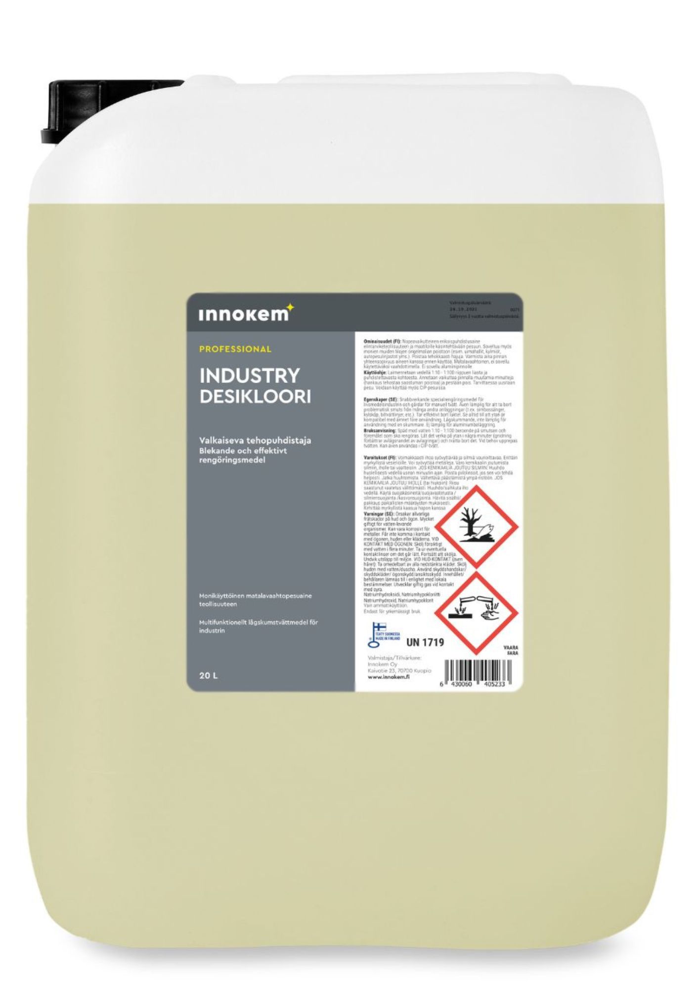 innokem desikloori puhdistusaine