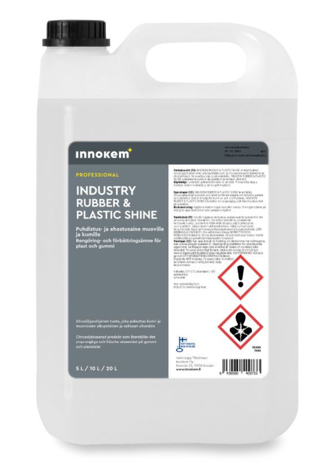 innokem rubber & plastic shine hoitoaine