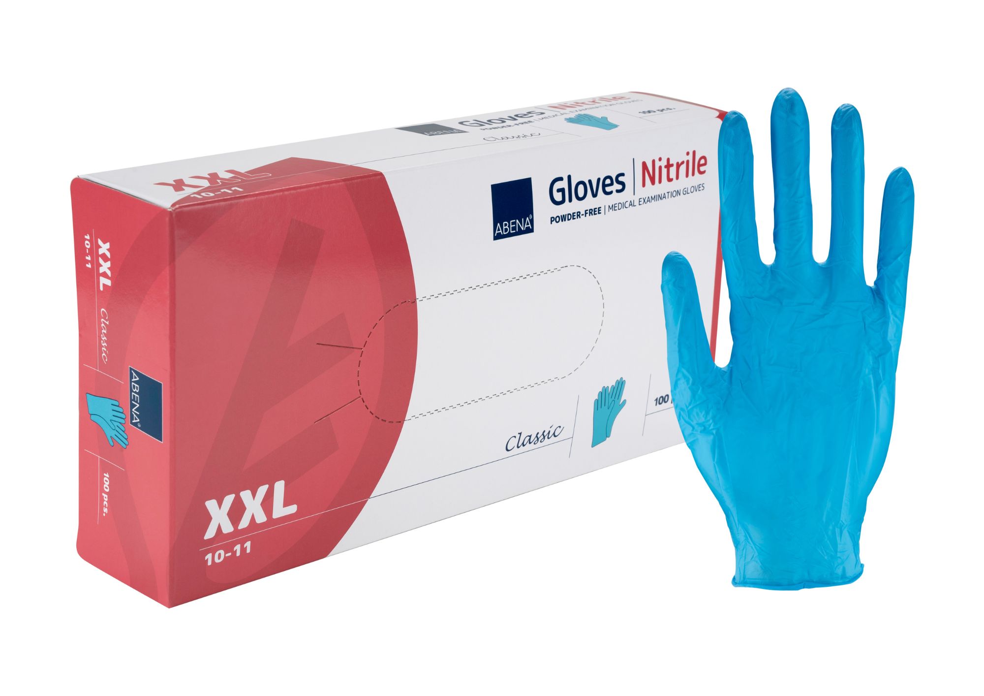 ABENA Classic Nitriilikäsine, puuteriton XXL