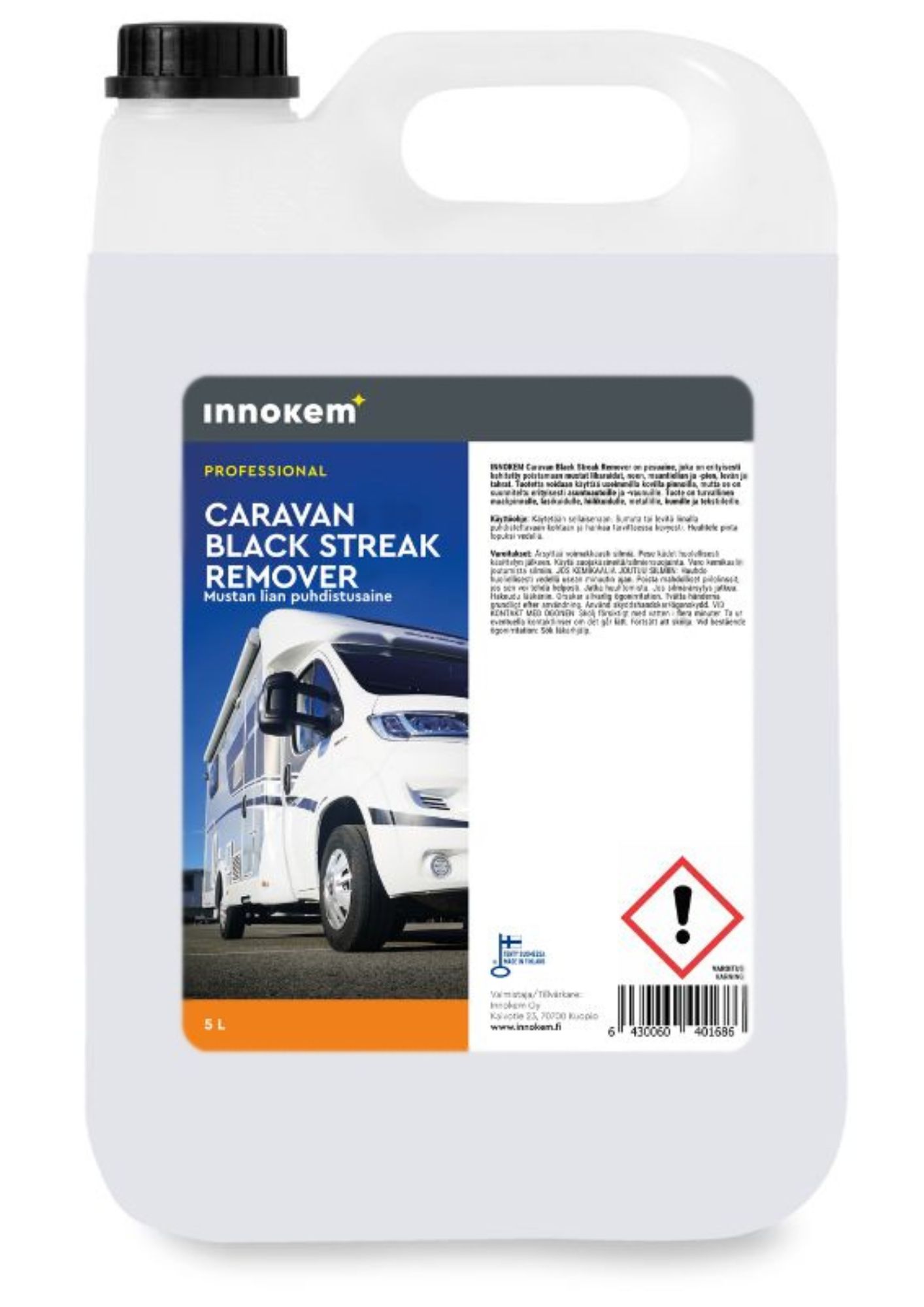 innokem caravan black streak remover puhdistusaine