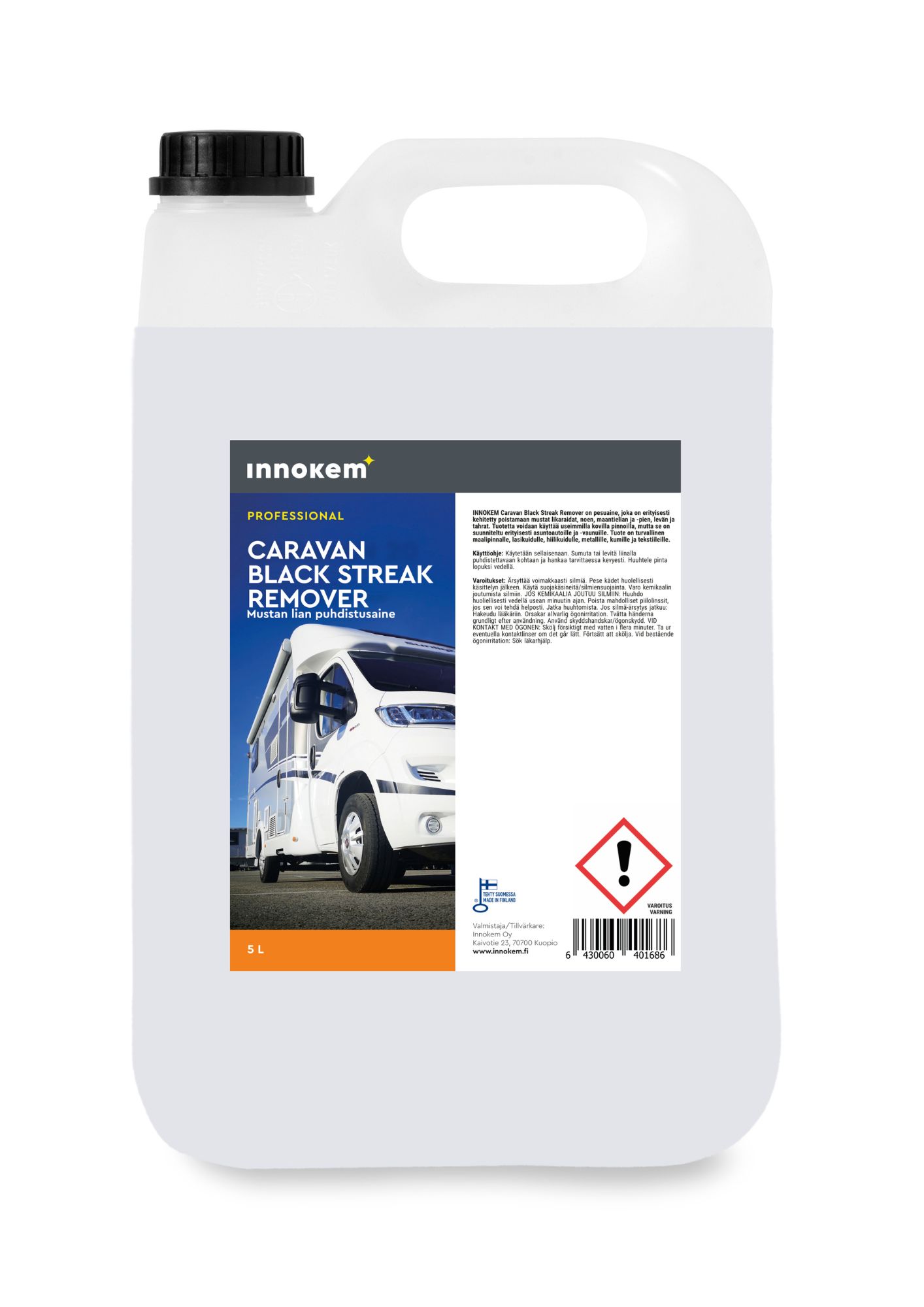 innokem caravan black streak remover puhdistusaine
