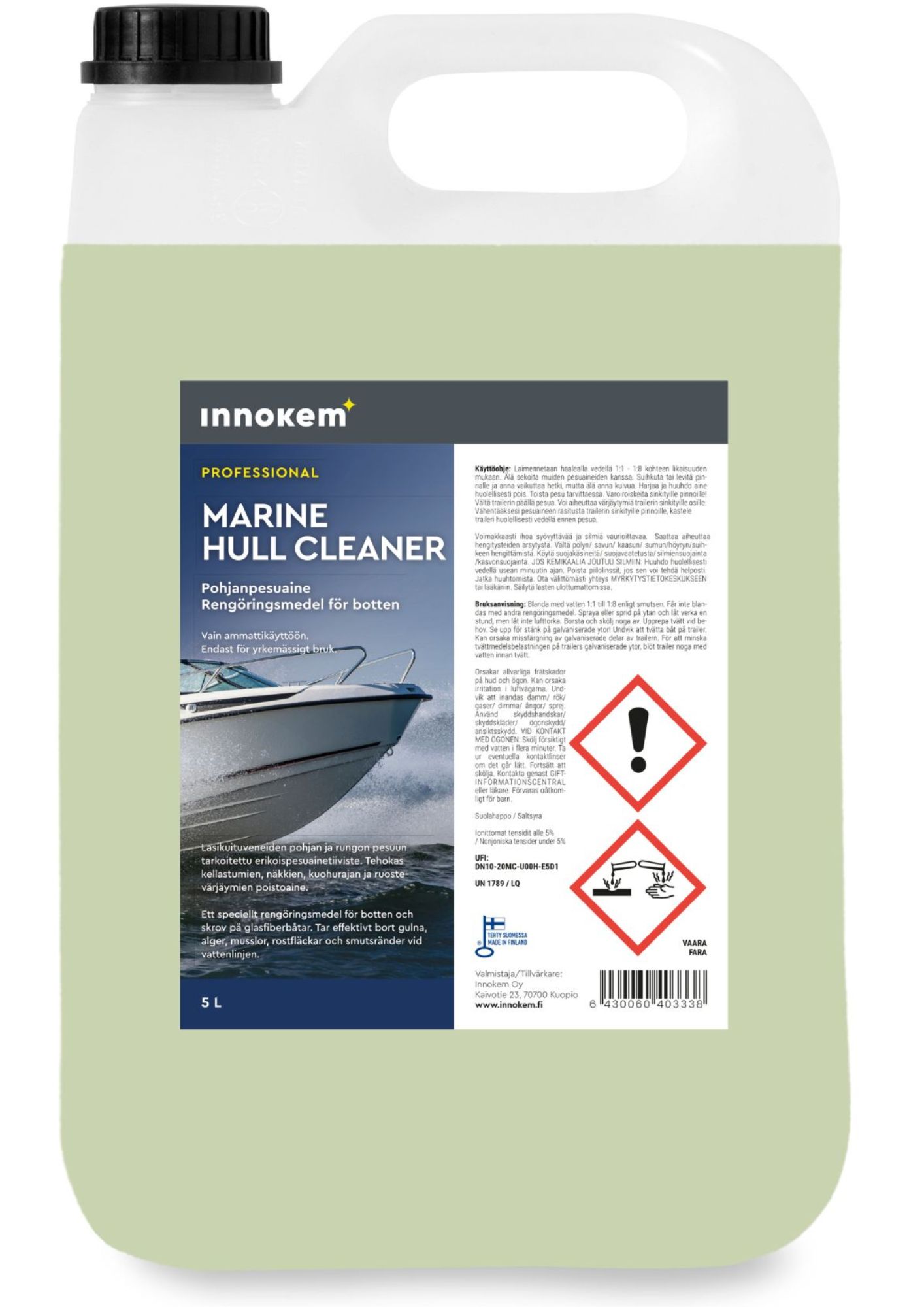 innokem marine hull cleaner pohjanpesuaine