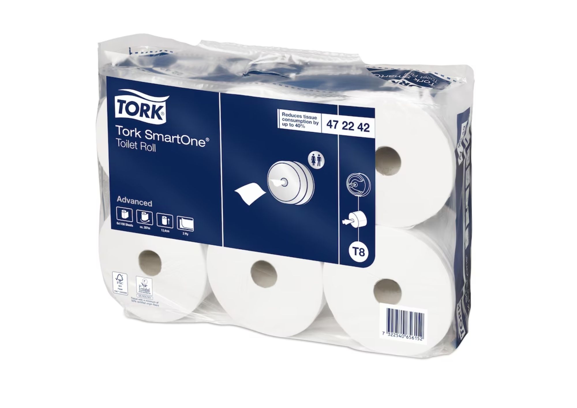 472242 Tork SmartOne WC-paperi T8