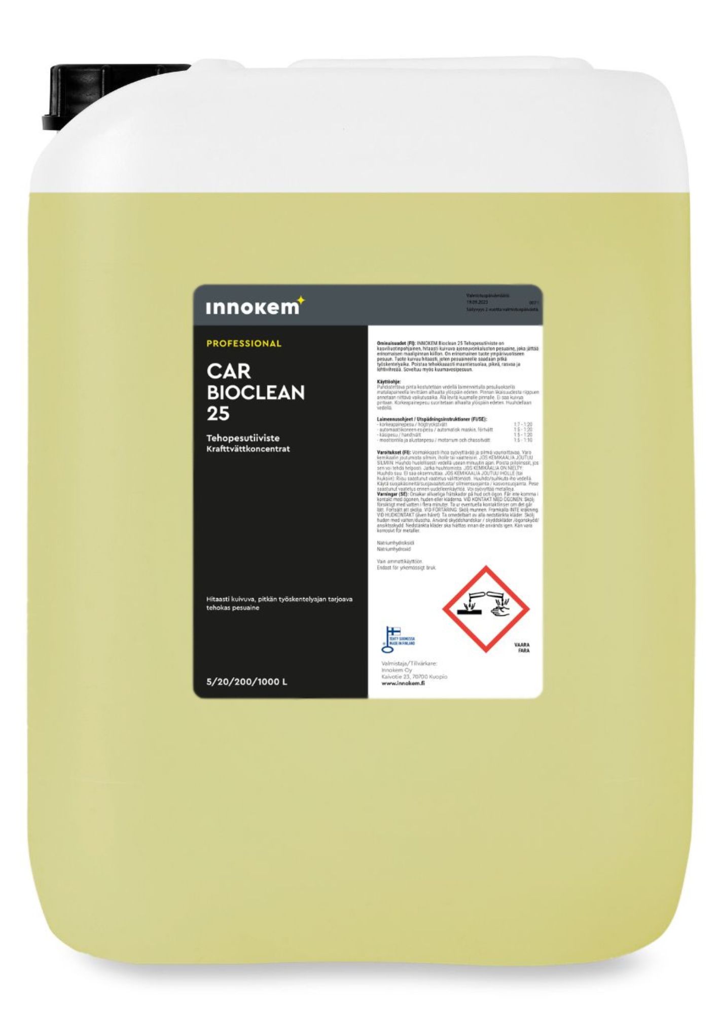 INNOKEM Bioclean 25 Tehopesutiiviste