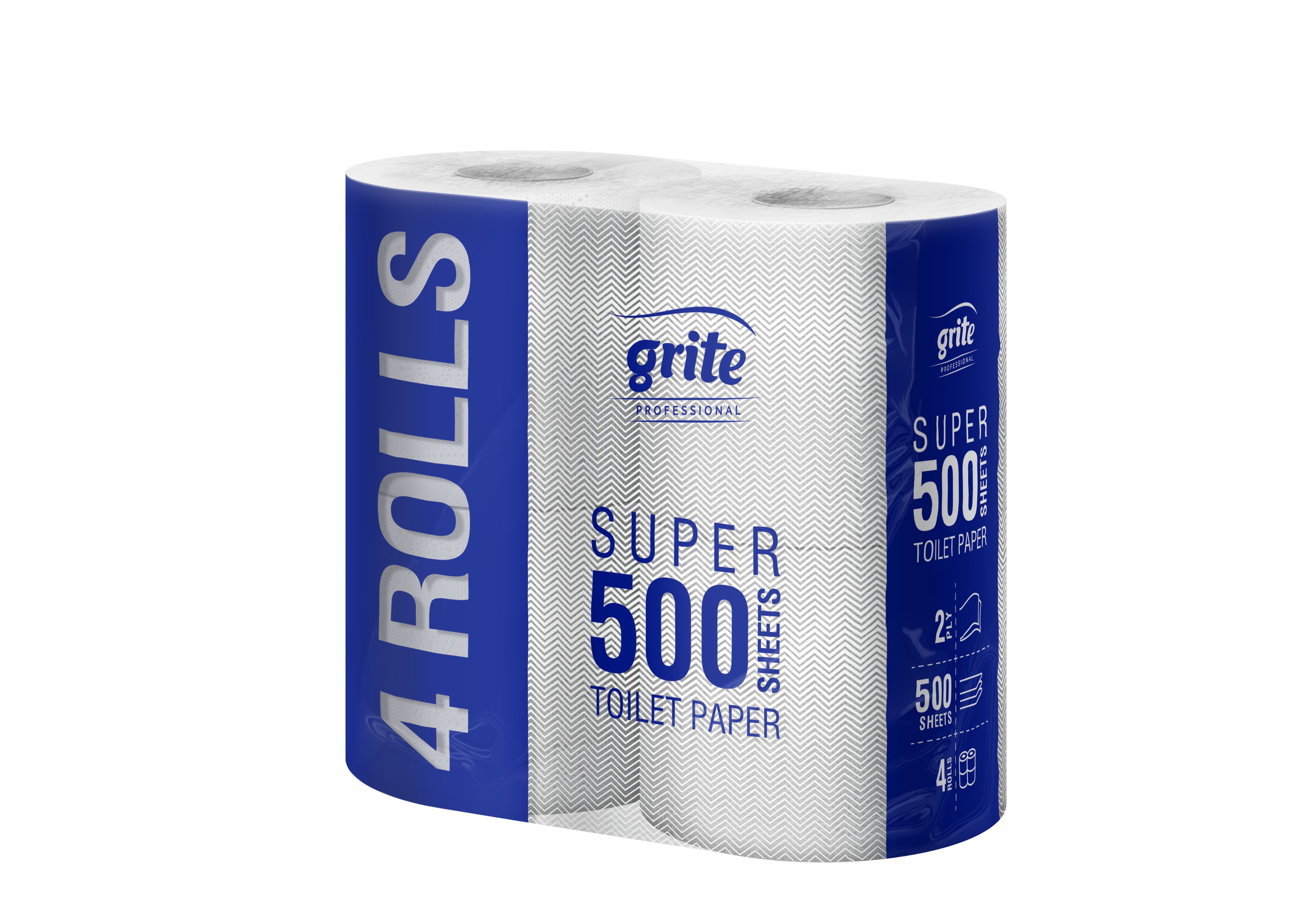 GRITE Super 500T WC-paperi, 2-krs