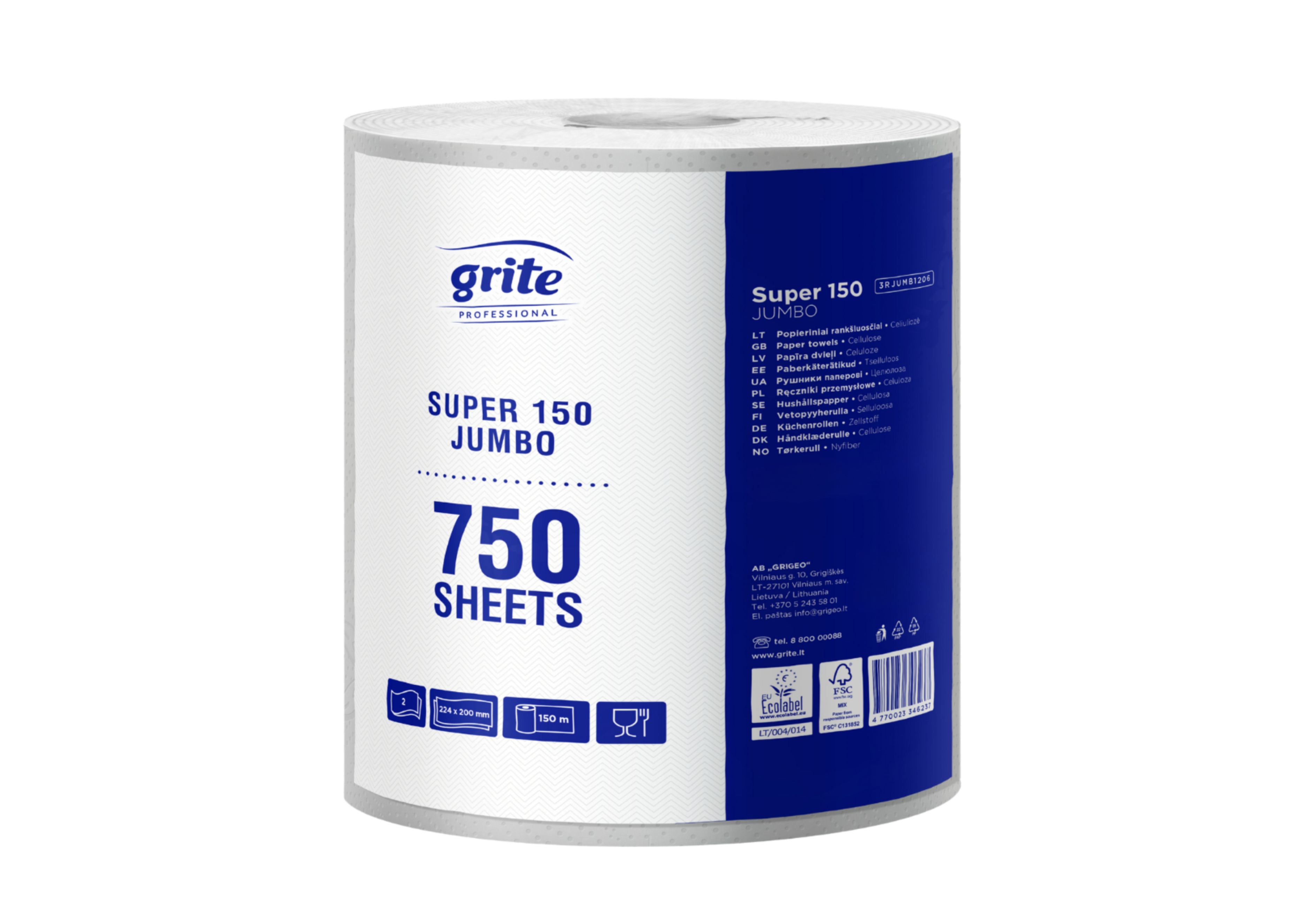 GRITE Super150 Vetopyyhe, 2-krs