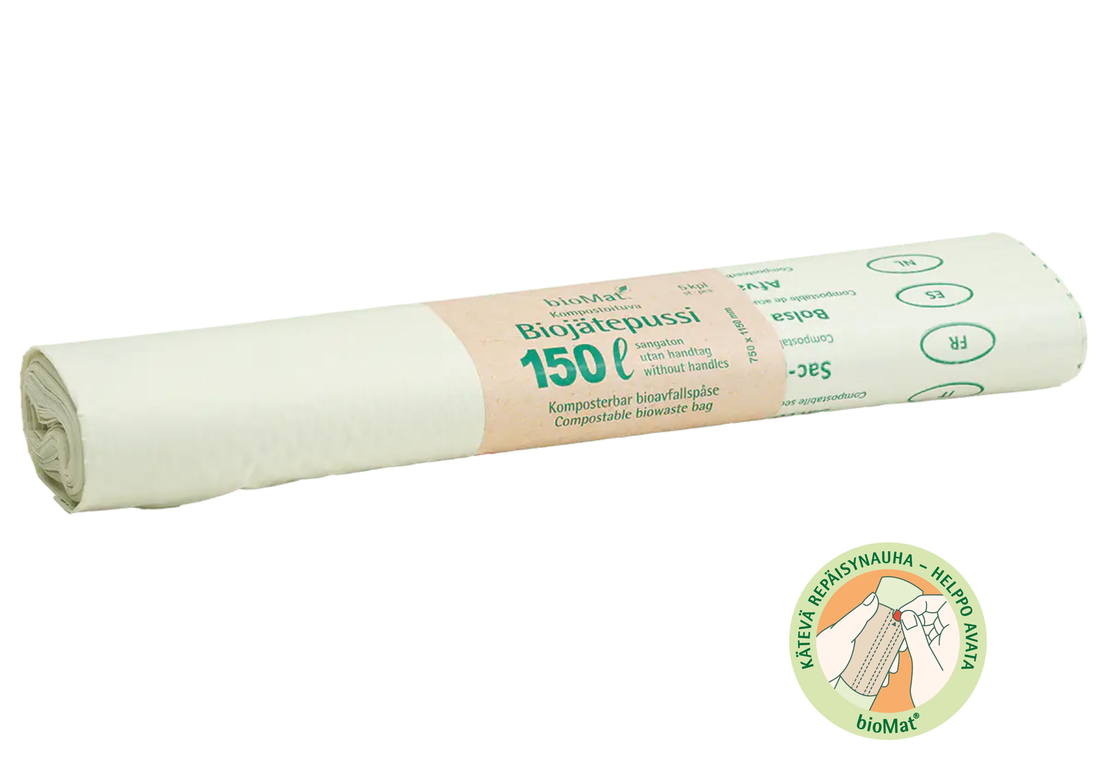 1124 Biomat 150 L, 5 kpl